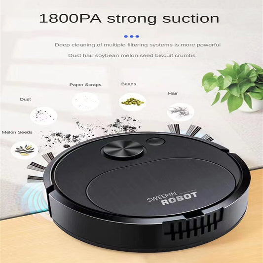 Sweeping Robot Automatic Mini Cleaning Household Machine USB Charging Intelligent Technology Sweep Suck Drag Vacuum Cleaner